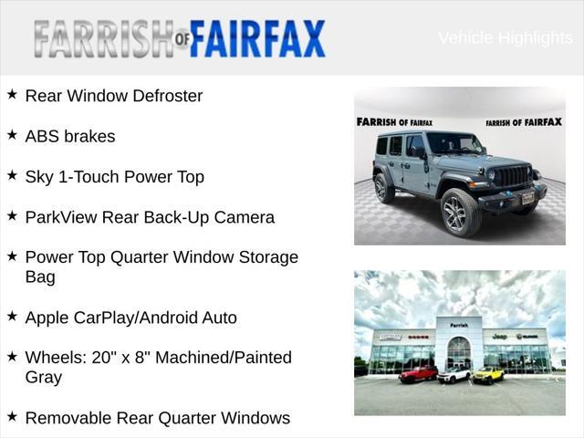 new 2024 Jeep Wrangler 4xe car, priced at $41,542