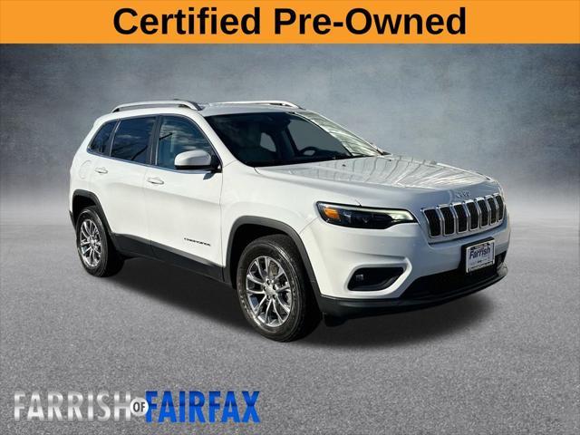 used 2021 Jeep Cherokee car, priced at $21,270