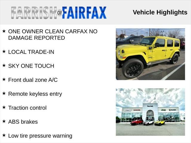 used 2023 Jeep Wrangler 4xe car, priced at $36,000