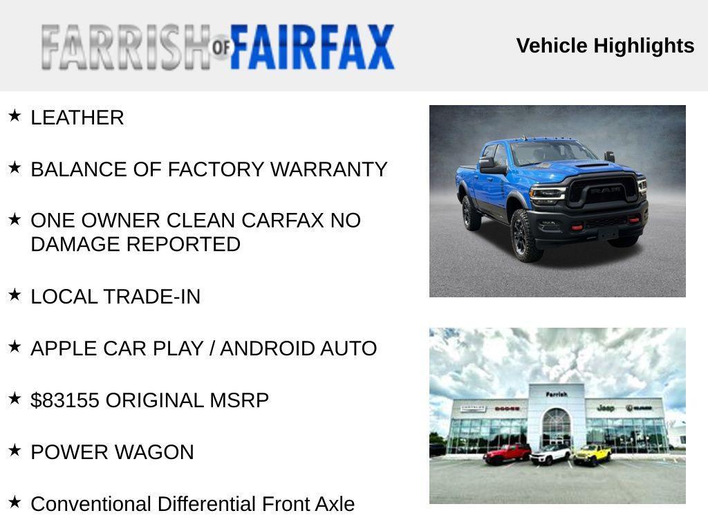 used 2024 Ram 2500 car, priced at $64,500