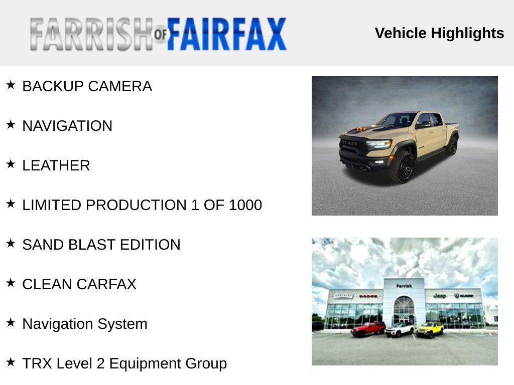 used 2022 Ram 1500 car, priced at $85,500