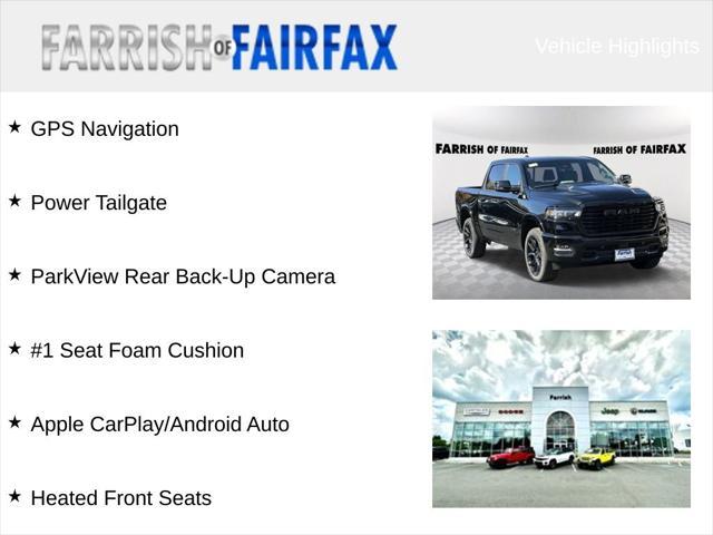 new 2025 Ram 1500 car, priced at $59,082