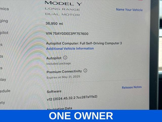 used 2023 Tesla Model Y car, priced at $31,500