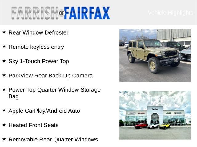 new 2025 Jeep Wrangler 4xe car, priced at $56,119