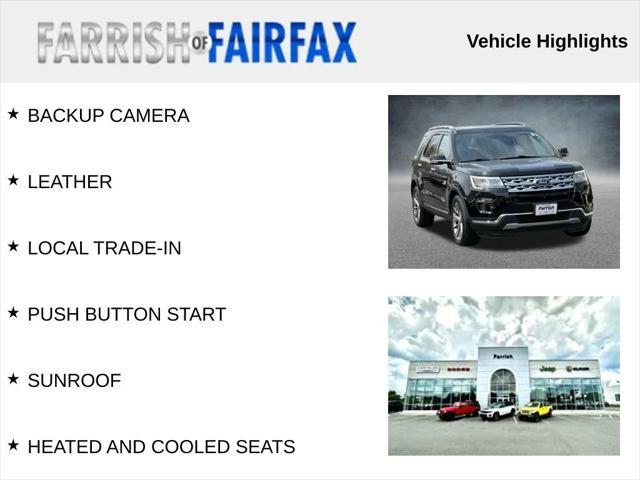 used 2018 Ford Explorer car, priced at $18,490