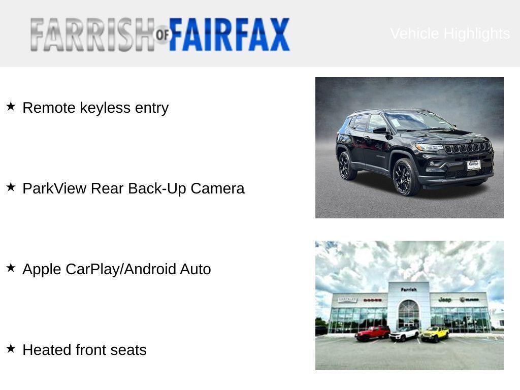 new 2026 Jeep Compass car, priced at $27,184