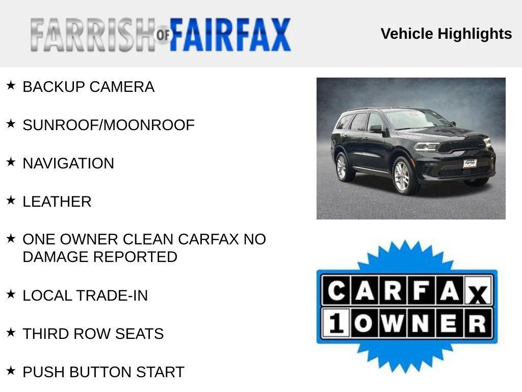used 2022 Dodge Durango car, priced at $29,500