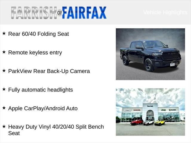 new 2025 Ram 1500 car, priced at $42,209