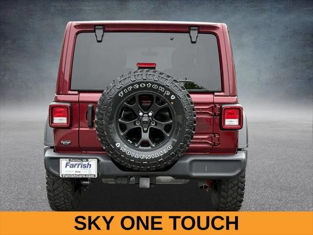 used 2021 Jeep Wrangler car, priced at $31,690