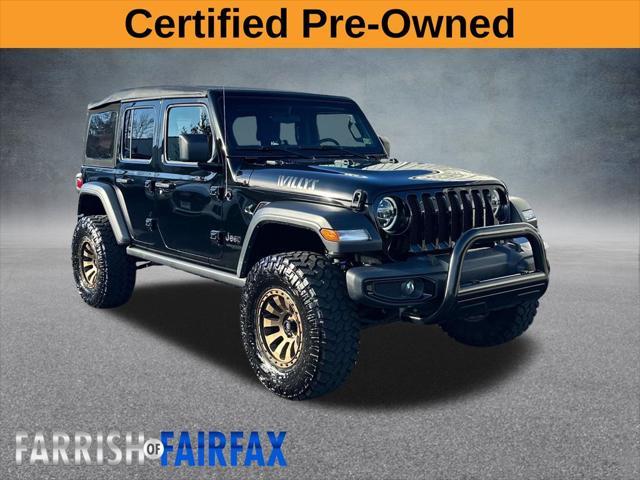 used 2020 Jeep Wrangler Unlimited car, priced at $31,000