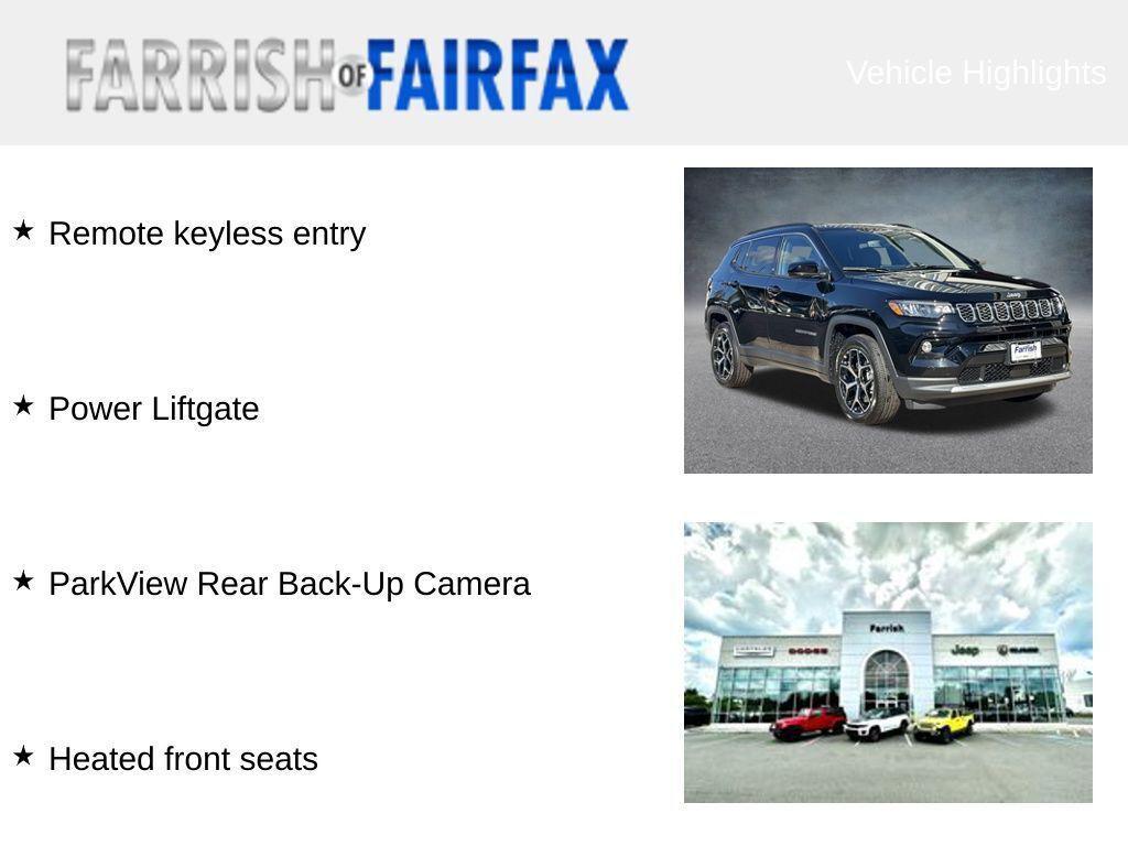 new 2026 Jeep Compass car, priced at $26,170