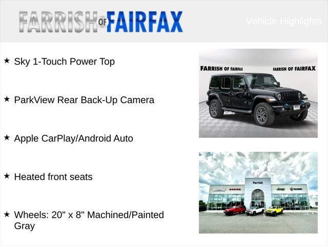 new 2024 Jeep Wrangler 4xe car, priced at $56,511