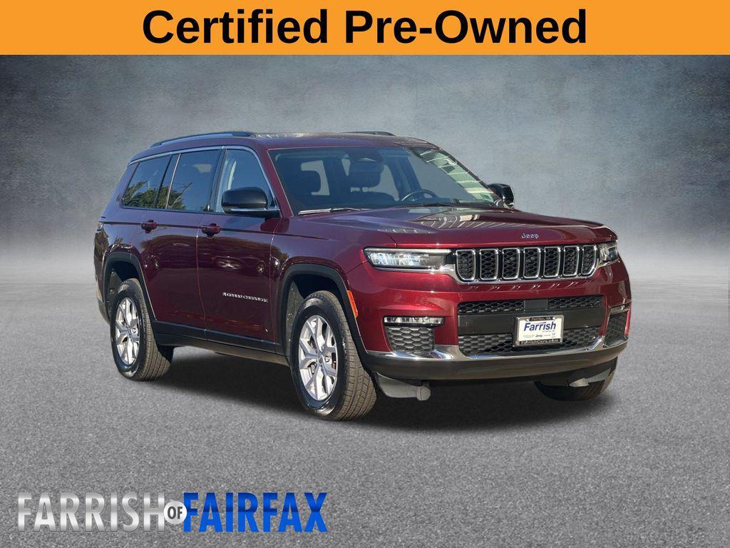 used 2021 Jeep Grand Cherokee L car, priced at $25,600