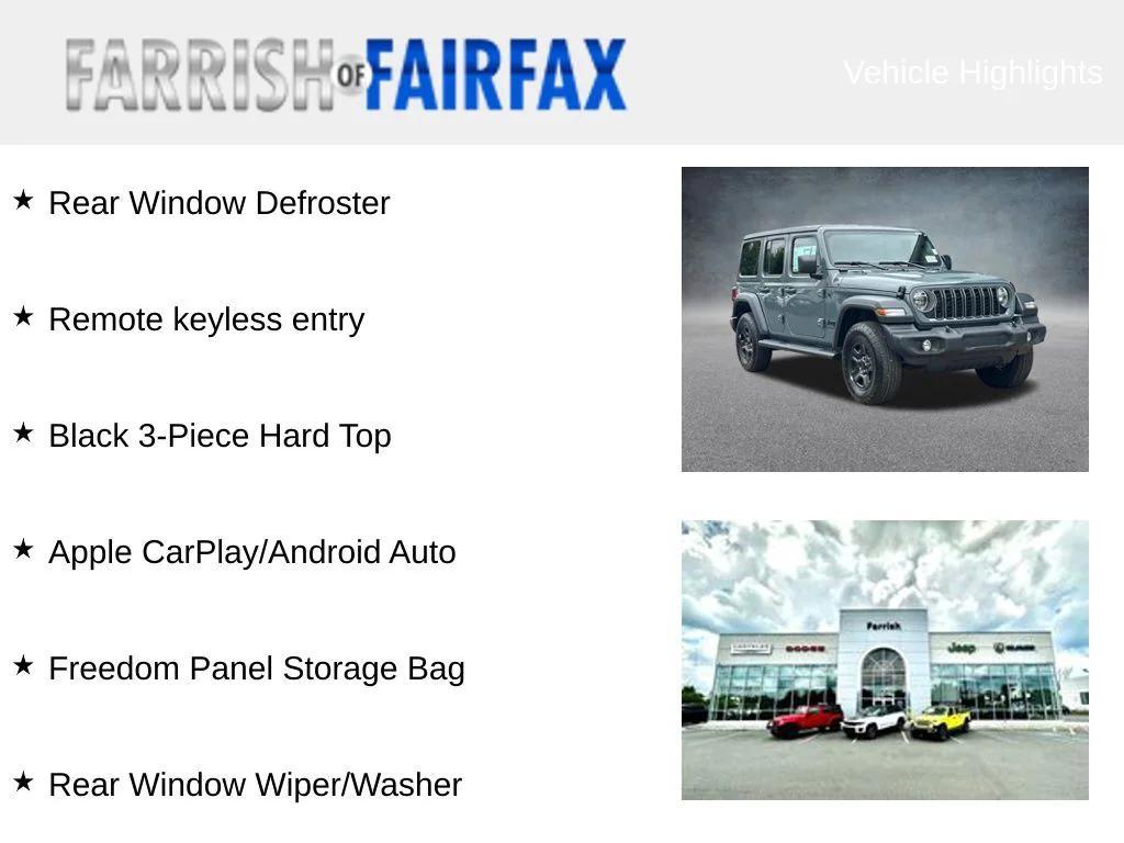 new 2025 Jeep Wrangler car, priced at $33,860