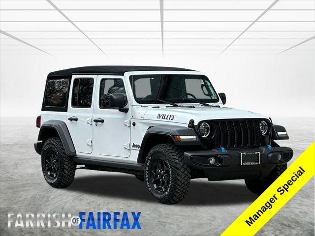 used 2023 Jeep Wrangler 4xe car, priced at $34,211