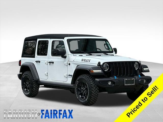 used 2023 Jeep Wrangler 4xe car, priced at $34,000