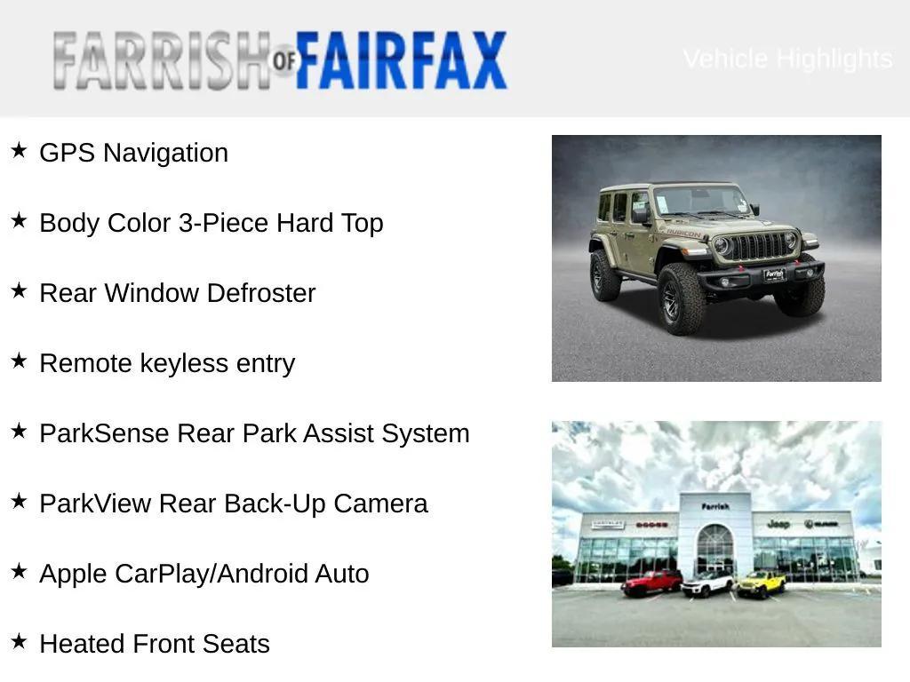 new 2025 Jeep Wrangler car, priced at $63,261