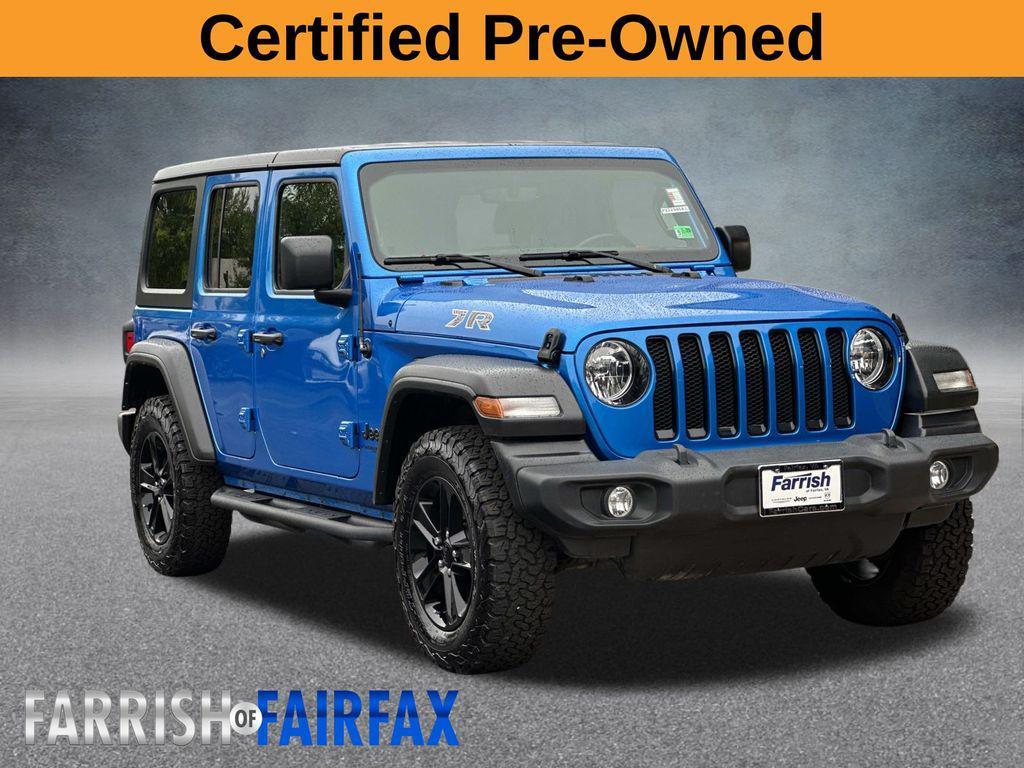 used 2022 Jeep Wrangler Unlimited car, priced at $32,000