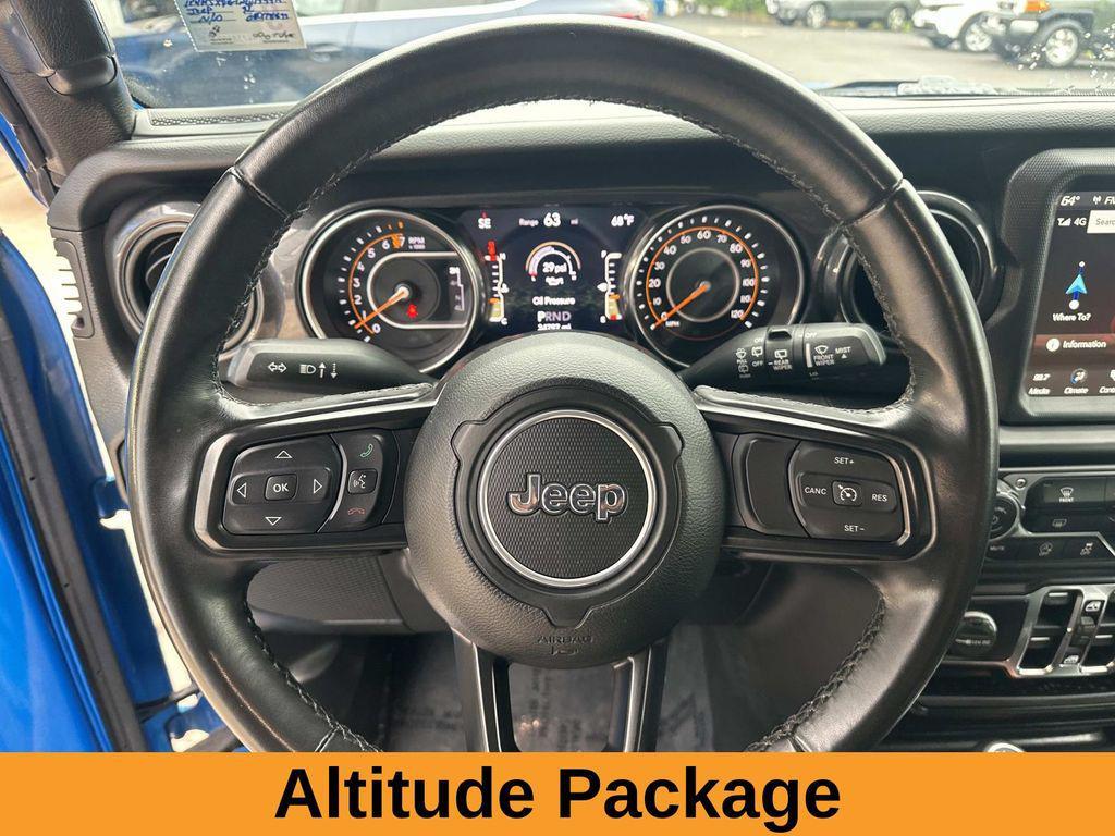 used 2022 Jeep Wrangler Unlimited car, priced at $31,490