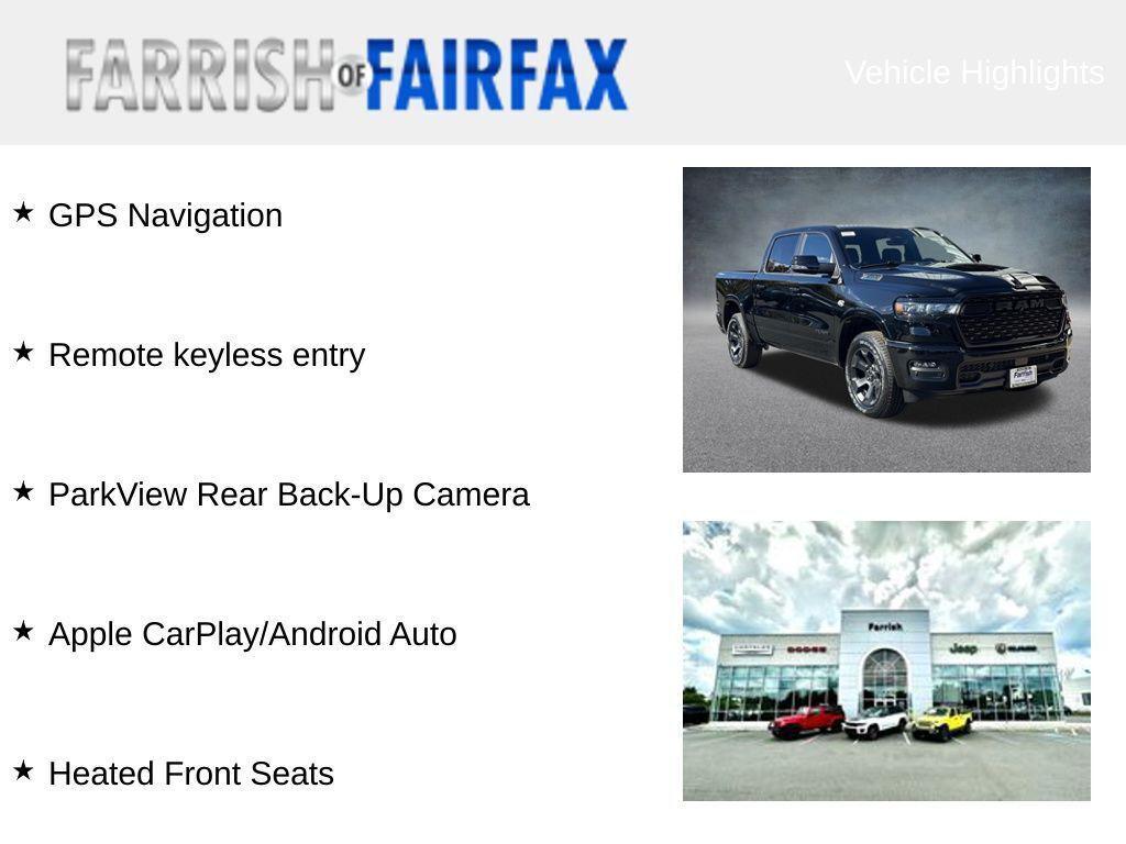 new 2026 Ram 1500 car, priced at $51,633