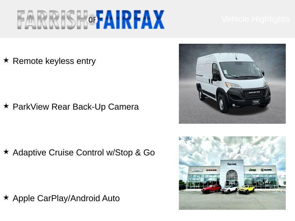 new 2026 Ram ProMaster 1500 car, priced at $44,012