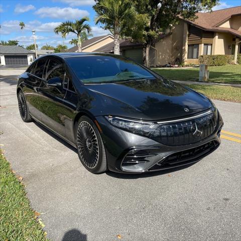 used 2023 Mercedes-Benz AMG EQS car, priced at $67,990