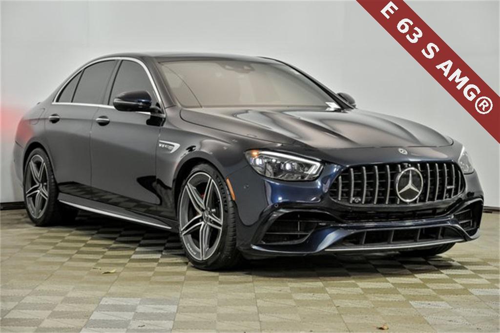 used 2021 Mercedes-Benz AMG E 63 car, priced at $79,990