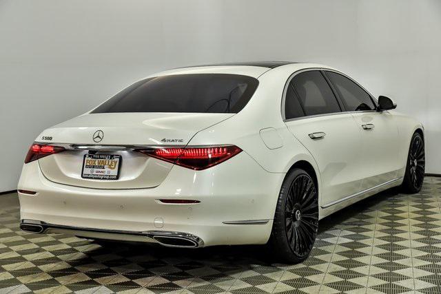 used 2021 Mercedes-Benz S-Class car, priced at $77,990