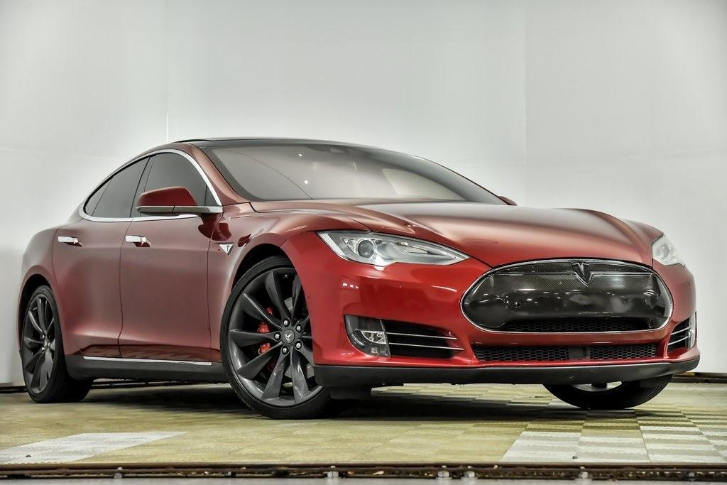 used 2015 Tesla Model S car, priced at $20,995