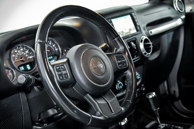 used 2017 Jeep Wrangler Unlimited car, priced at $18,490