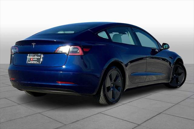 used 2022 Tesla Model 3 car, priced at $29,191