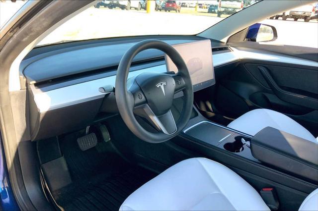 used 2022 Tesla Model 3 car, priced at $29,191