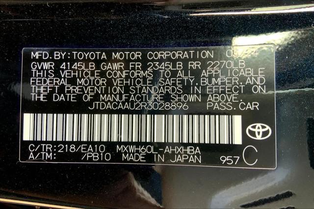 new 2024 Toyota Prius car, priced at $39,787