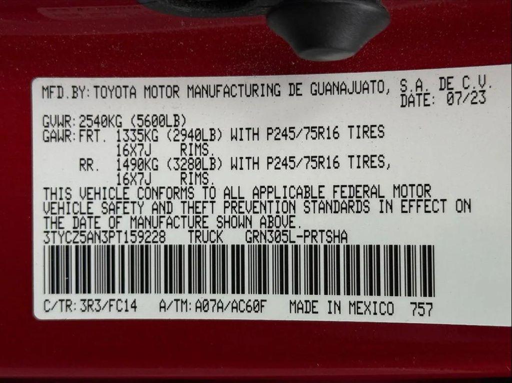 used 2023 Toyota Tacoma car, priced at $36,997