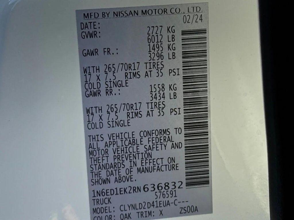 used 2024 Nissan Frontier car, priced at $40,789