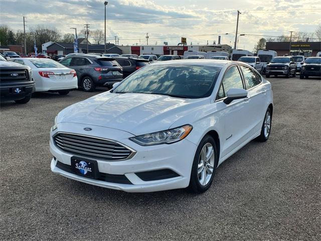 used 2018 Ford Fusion Hybrid car, priced at $15,649