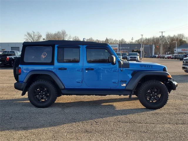 used 2021 Jeep Wrangler Unlimited car, priced at $31,750