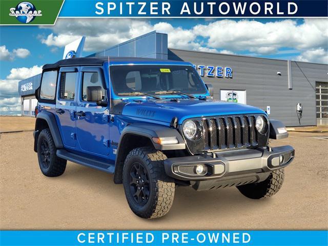 used 2021 Jeep Wrangler Unlimited car, priced at $32,841
