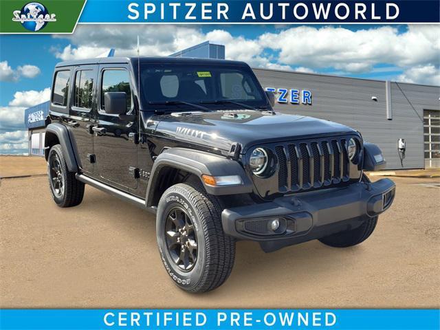 used 2021 Jeep Wrangler car, priced at $32,255