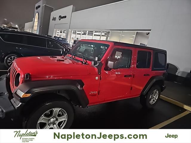 used 2020 Jeep Wrangler Unlimited car, priced at $23,495