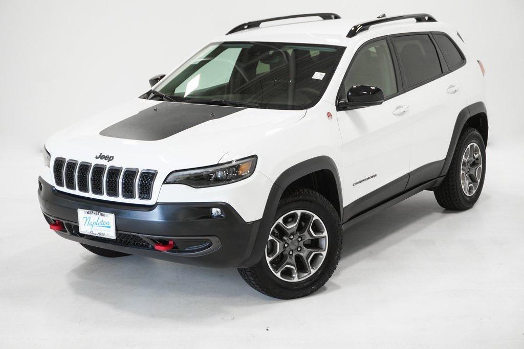 used 2022 Jeep Cherokee car, priced at $21,495
