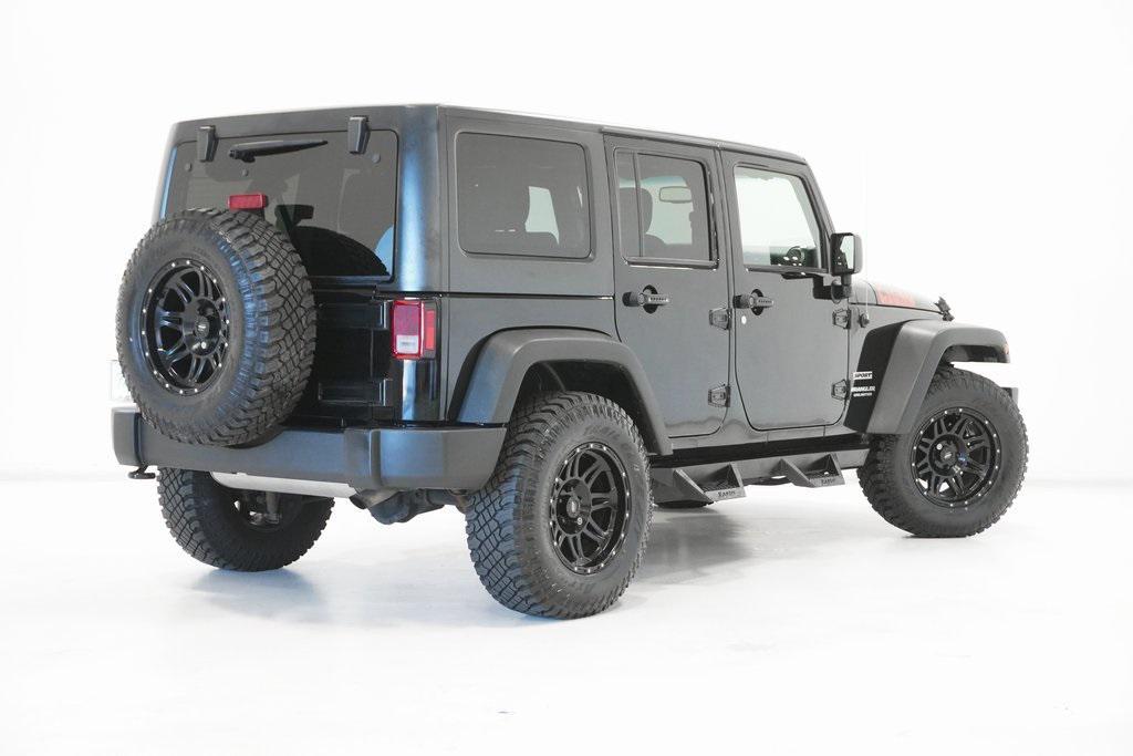 used 2017 Jeep Wrangler Unlimited car, priced at $18,495