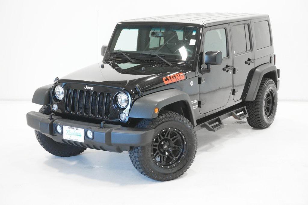 used 2017 Jeep Wrangler Unlimited car, priced at $18,495