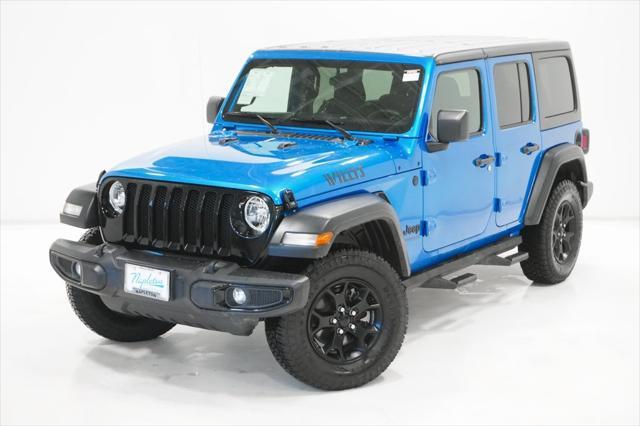 used 2021 Jeep Wrangler Unlimited car, priced at $29,495