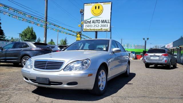 used 2002 Mercedes-Benz S-Class car, priced at $6,499