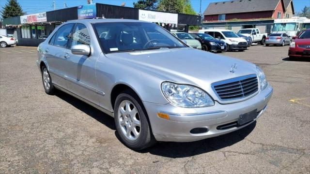 used 2002 Mercedes-Benz S-Class car, priced at $4,999