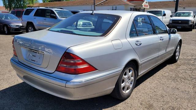 used 2002 Mercedes-Benz S-Class car, priced at $7,899
