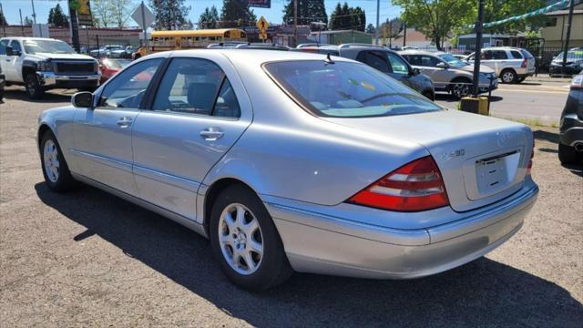used 2002 Mercedes-Benz S-Class car, priced at $4,999