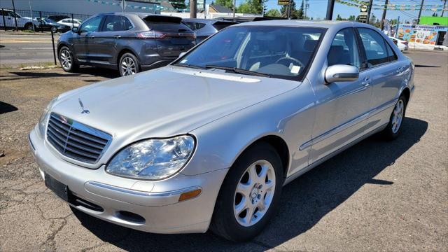 used 2002 Mercedes-Benz S-Class car, priced at $7,899