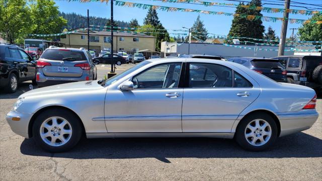 used 2002 Mercedes-Benz S-Class car, priced at $7,899